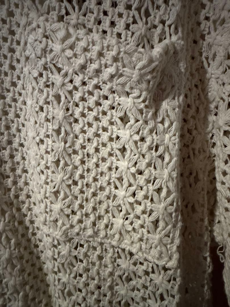 MAISON SPECIAL ホワイトレースシャツ