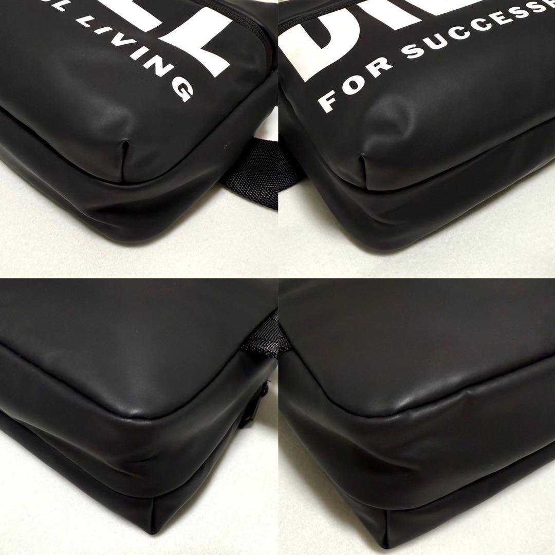 美品 DIESEL ディーゼル ボディバッグ ブラック 黒 ビッグロゴ