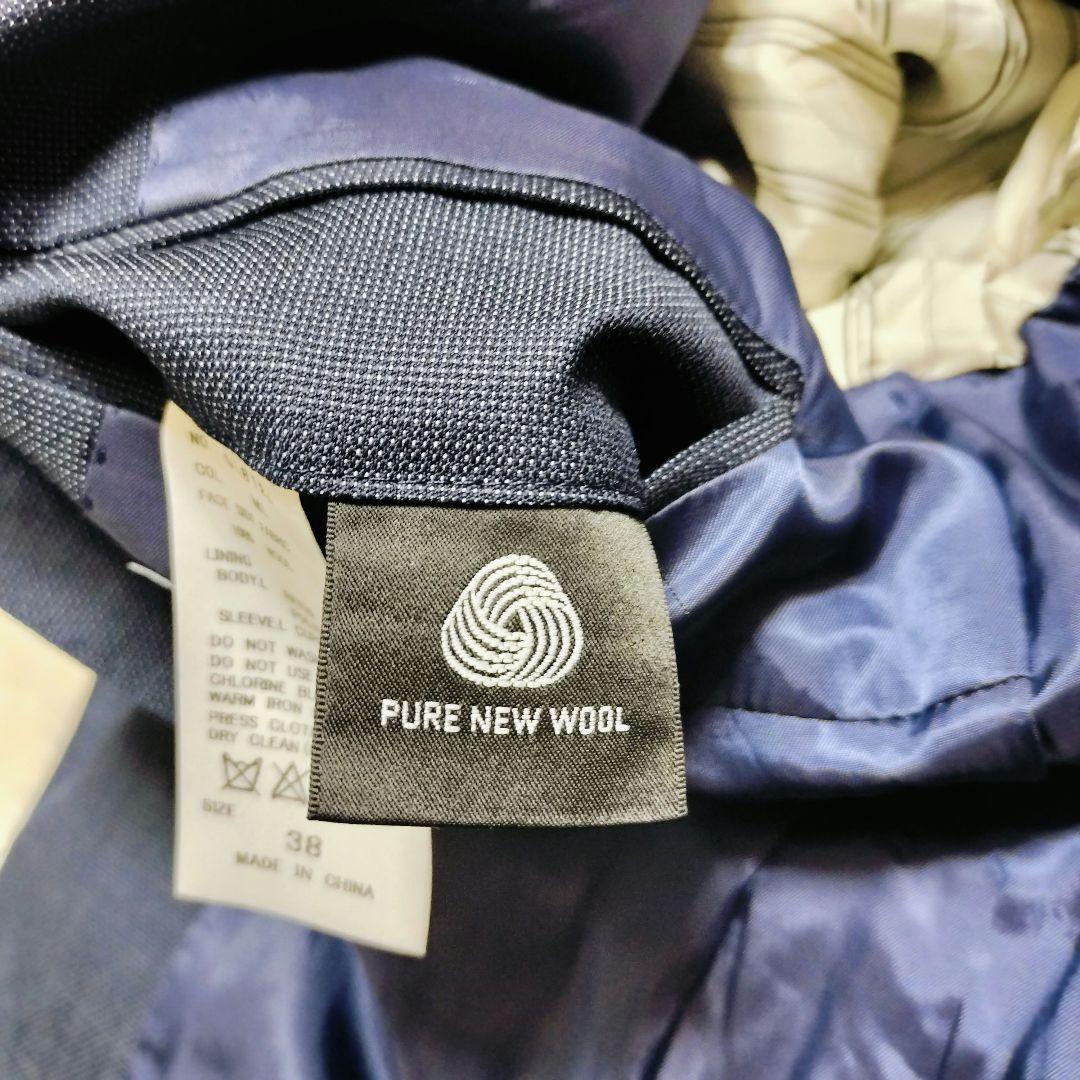 スーツカンパニー パンツスーツ REDA生地 セットアップ ネイビー