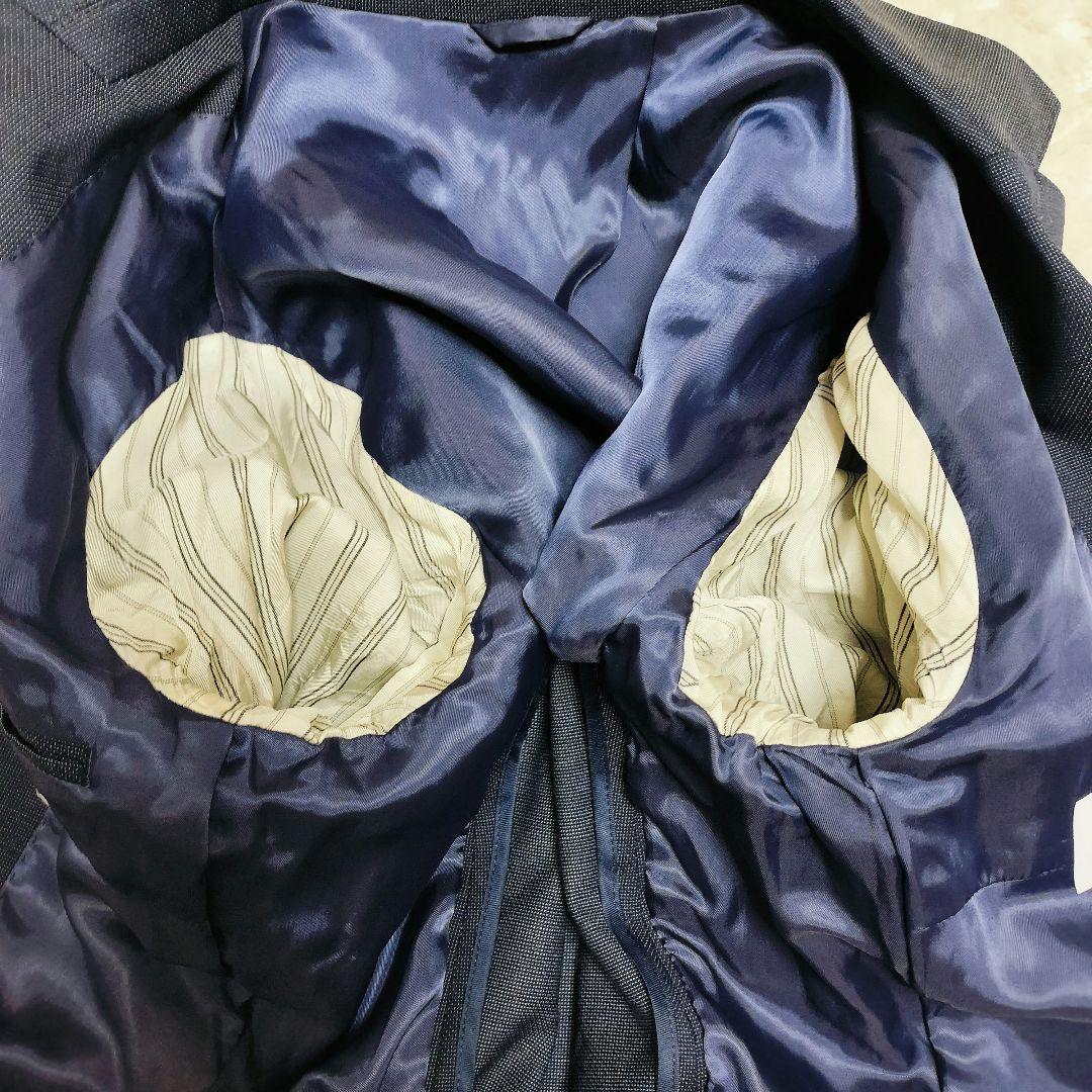 スーツカンパニー パンツスーツ REDA生地 セットアップ ネイビー