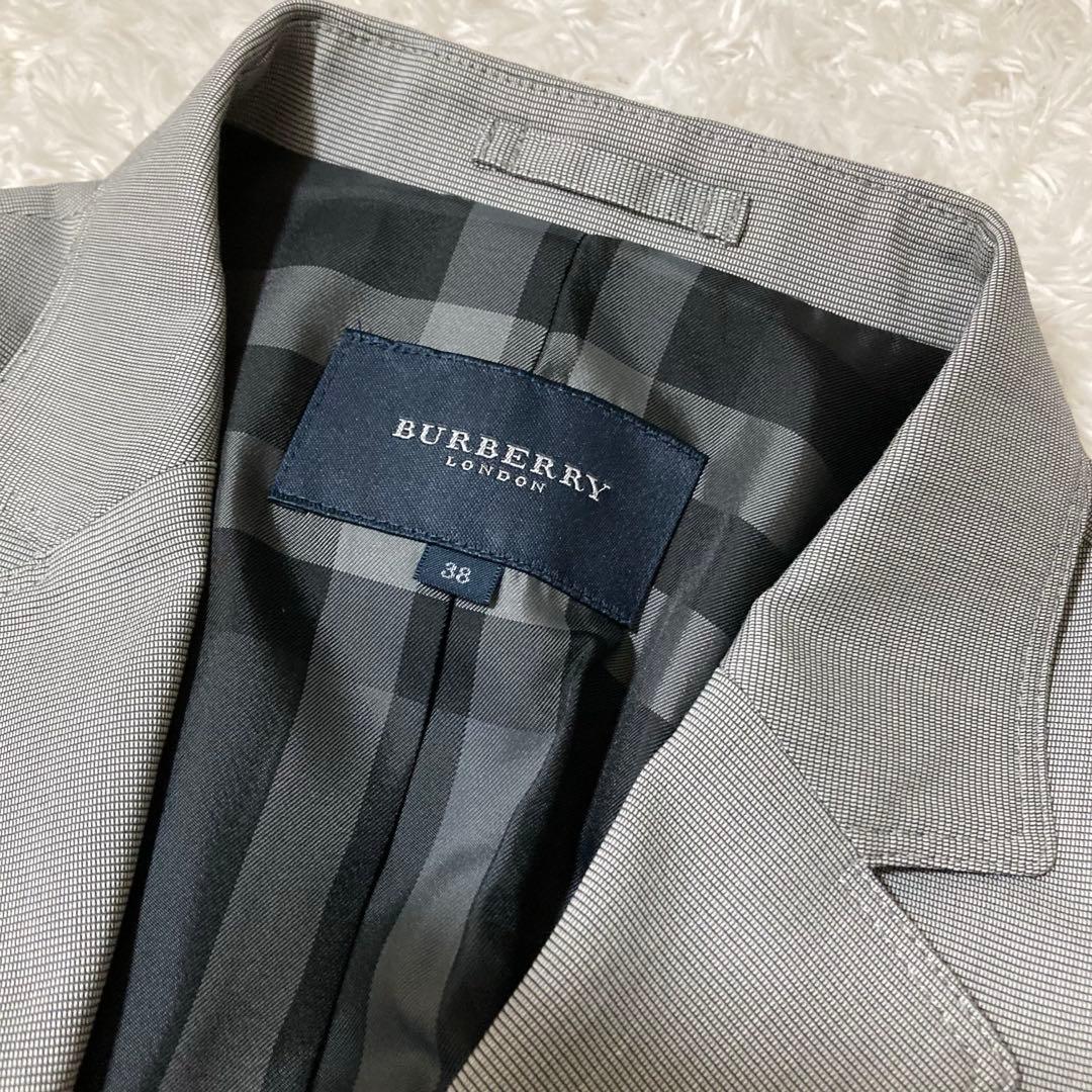 極美品♡ バーバリーロンドン パンツスーツ レディース ロゴボタン グレー