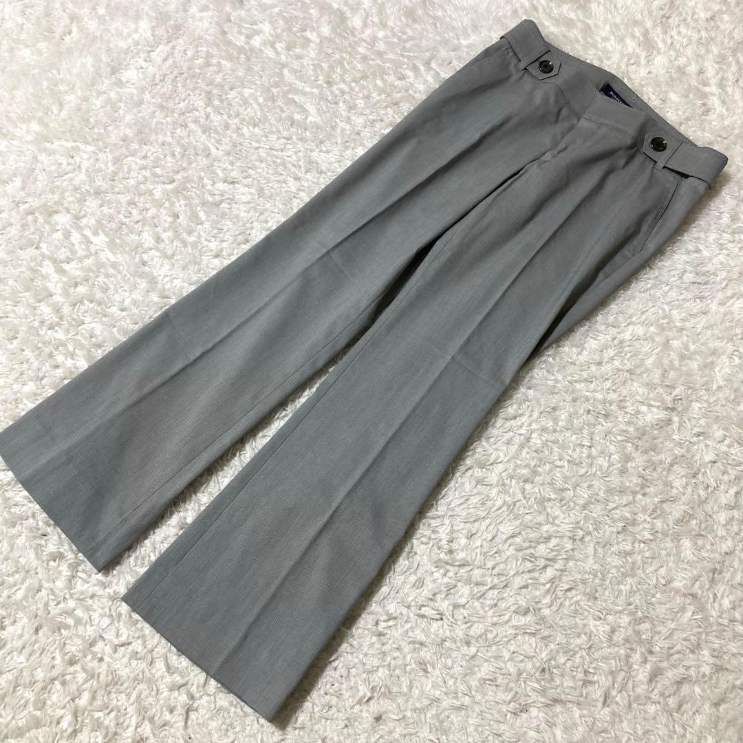 極美品♡ バーバリーロンドン パンツスーツ レディース ロゴボタン グレー