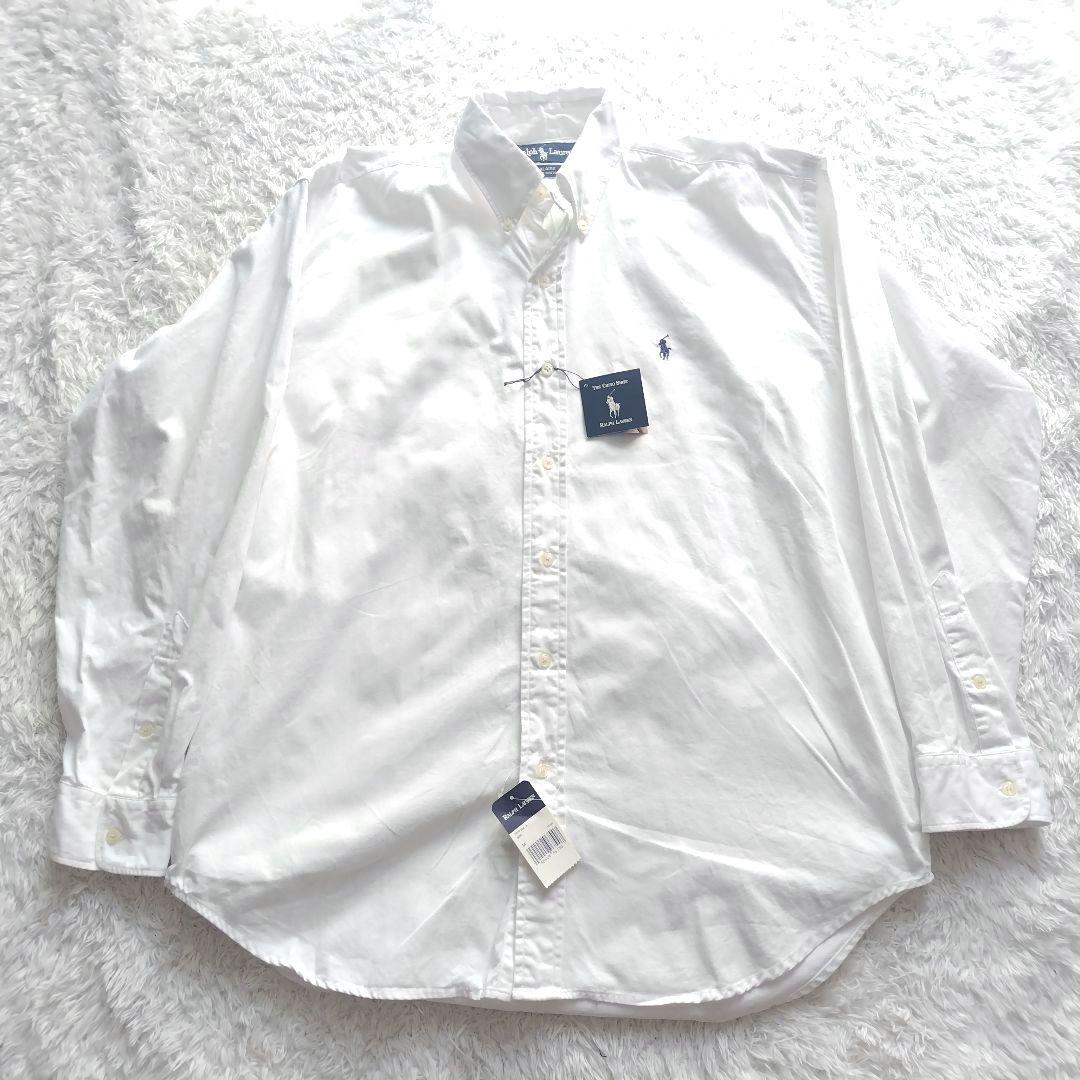 未使用品 ミント ラルフローレン チノシャツ BLAIRE ボタンダウン M