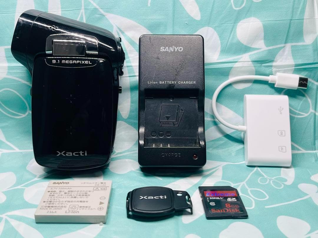 SANYO Xacti DMX-CG9 ブラック スマホ転送一式付