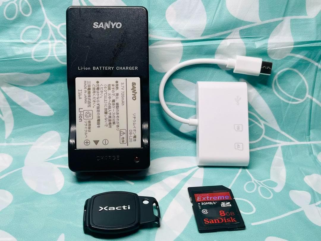 SANYO Xacti DMX-CG9 ブラック スマホ転送一式付