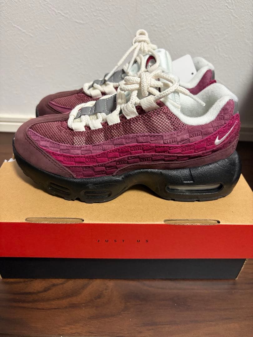 Kith Nike Air Max 95 バーガンディPS20㎝