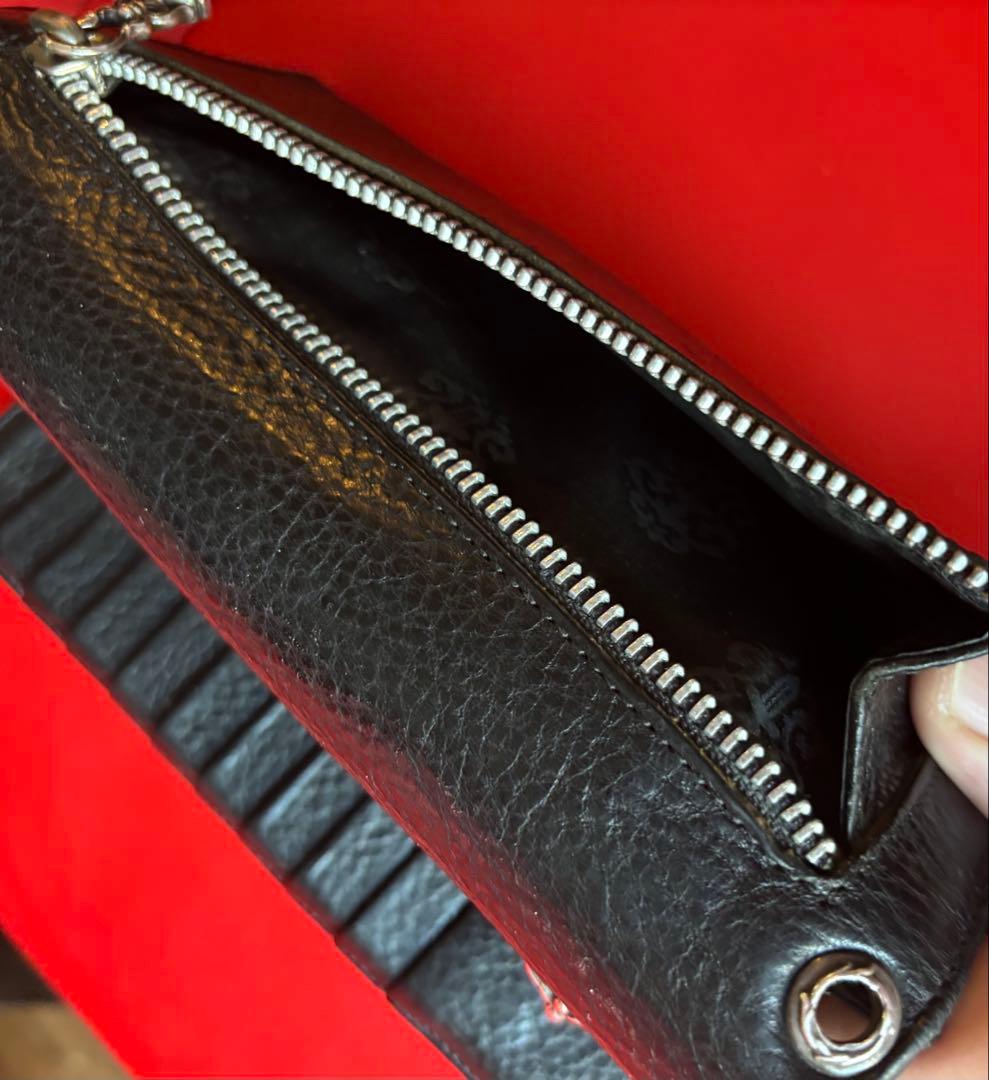 Jun 【インボイス原本】クロムハーツ wave wallet ウェーブ