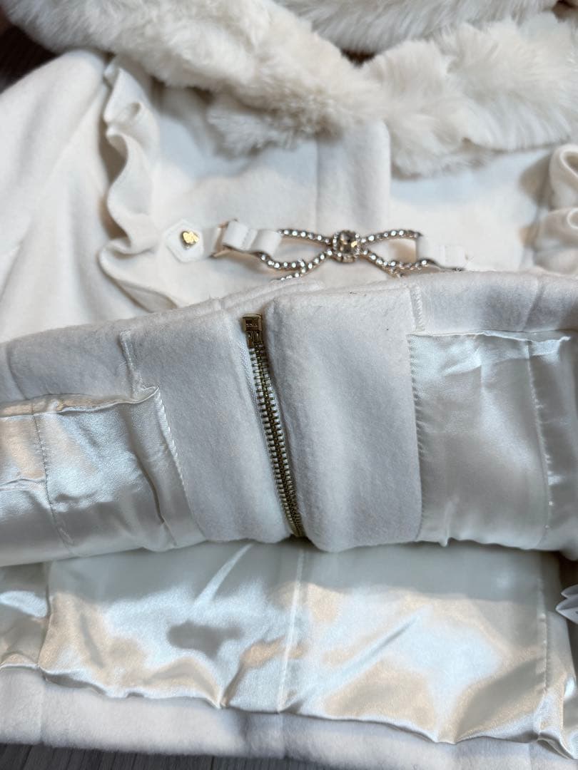 liZlisa ビジューリボンショートフードコート