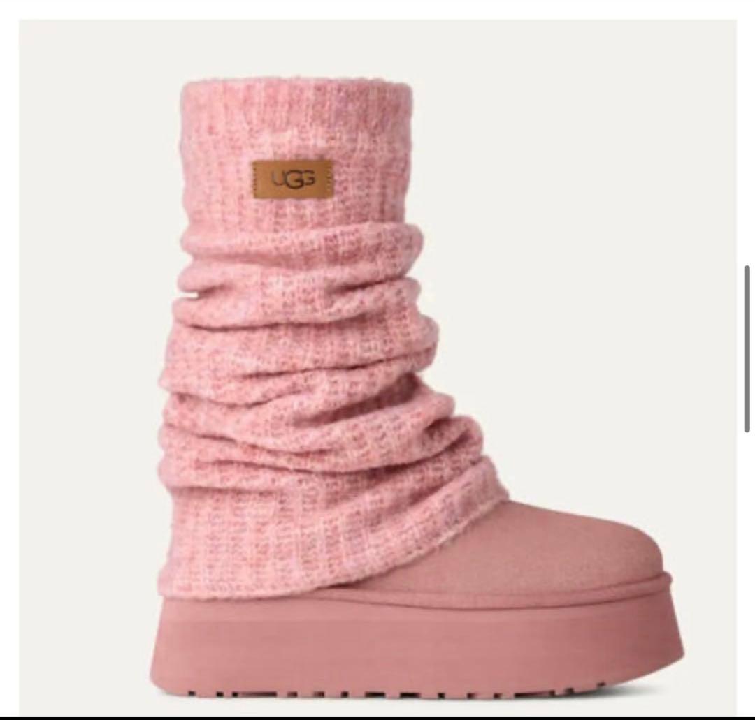 日本未発売UGG Mini Dipper ピンク ショートブーツのみ