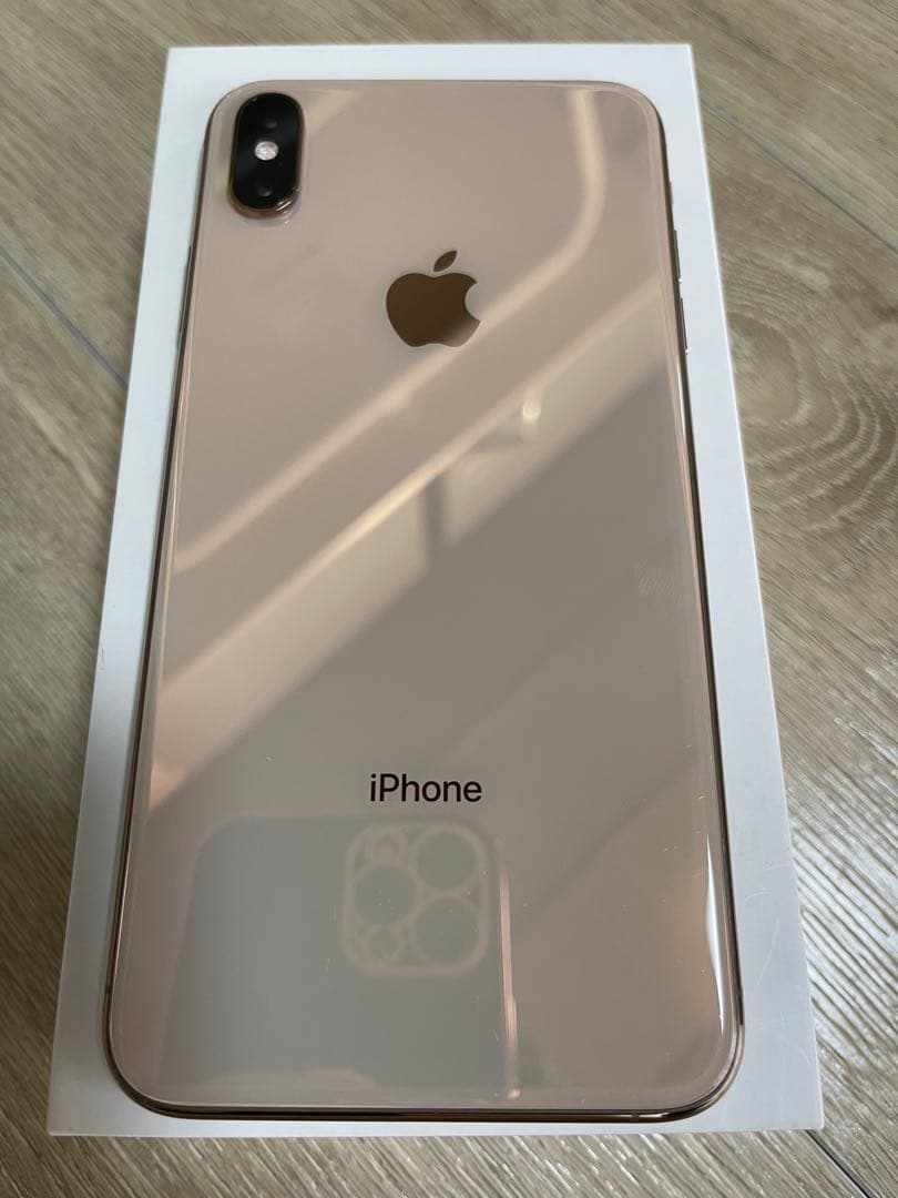 iPhone xs max ゴールド 64GB バッテリー容量 81%
