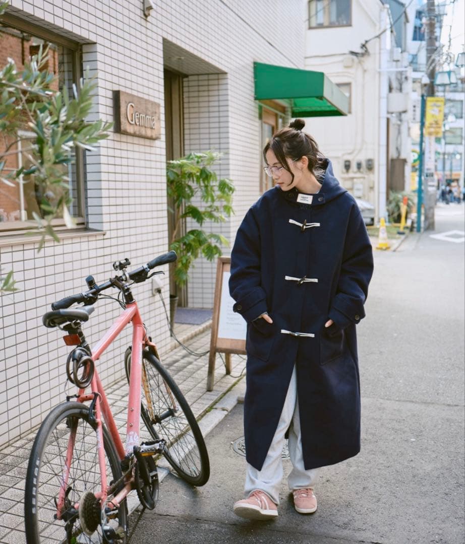 common gull products. 僕の好物のダッフル ネイビー M