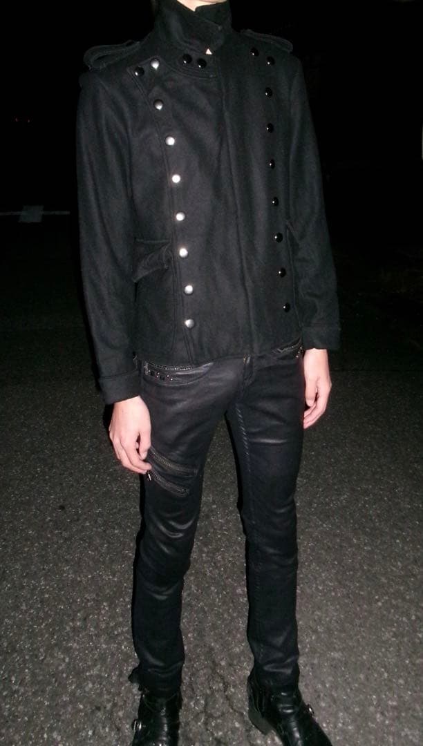 00s swag ナポレオンジャケット マルチボタン archiveダークウェア