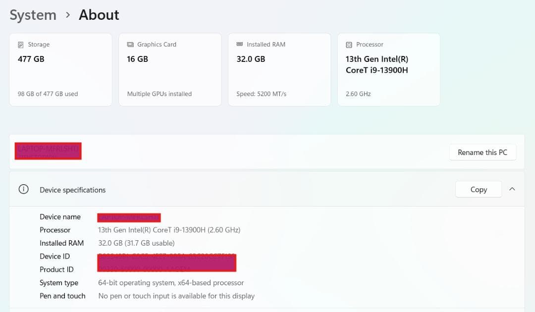 レノボ Thinkpad P1 Gen 6 + i9 + 32GB DDR5