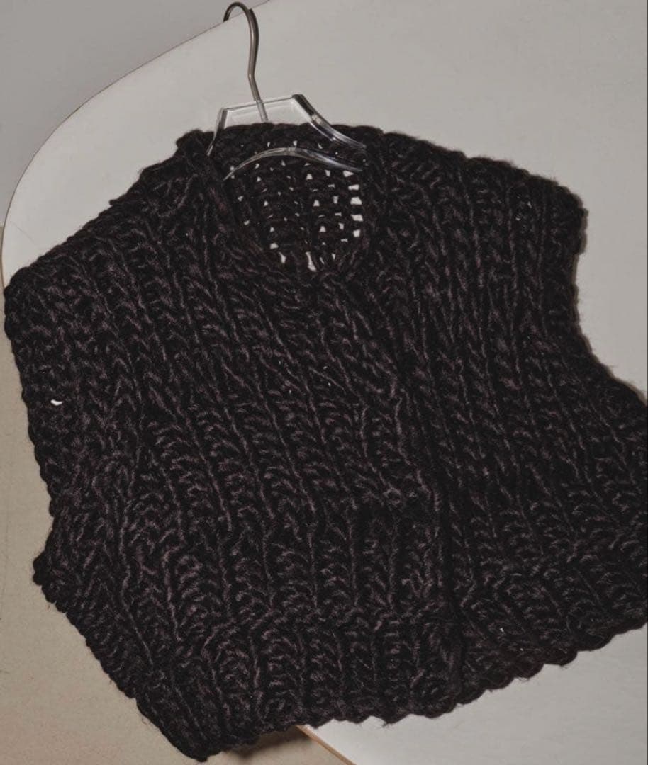 TODAYFUL チャンキーハンドニットベスト