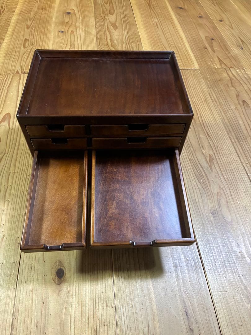 豊岡クラフト 文具シェルフLX 木製 小物入れ 森林楽