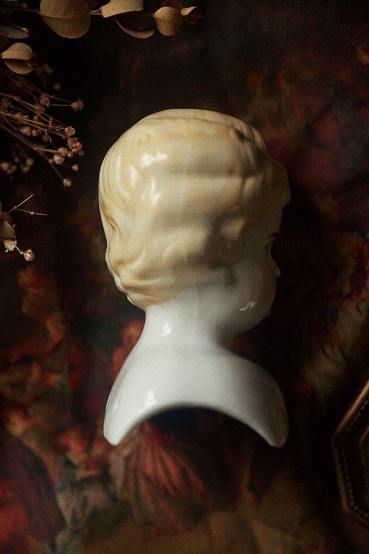 アンティーク チャイナヘッドドール ビスクドール ショルダーヘッド