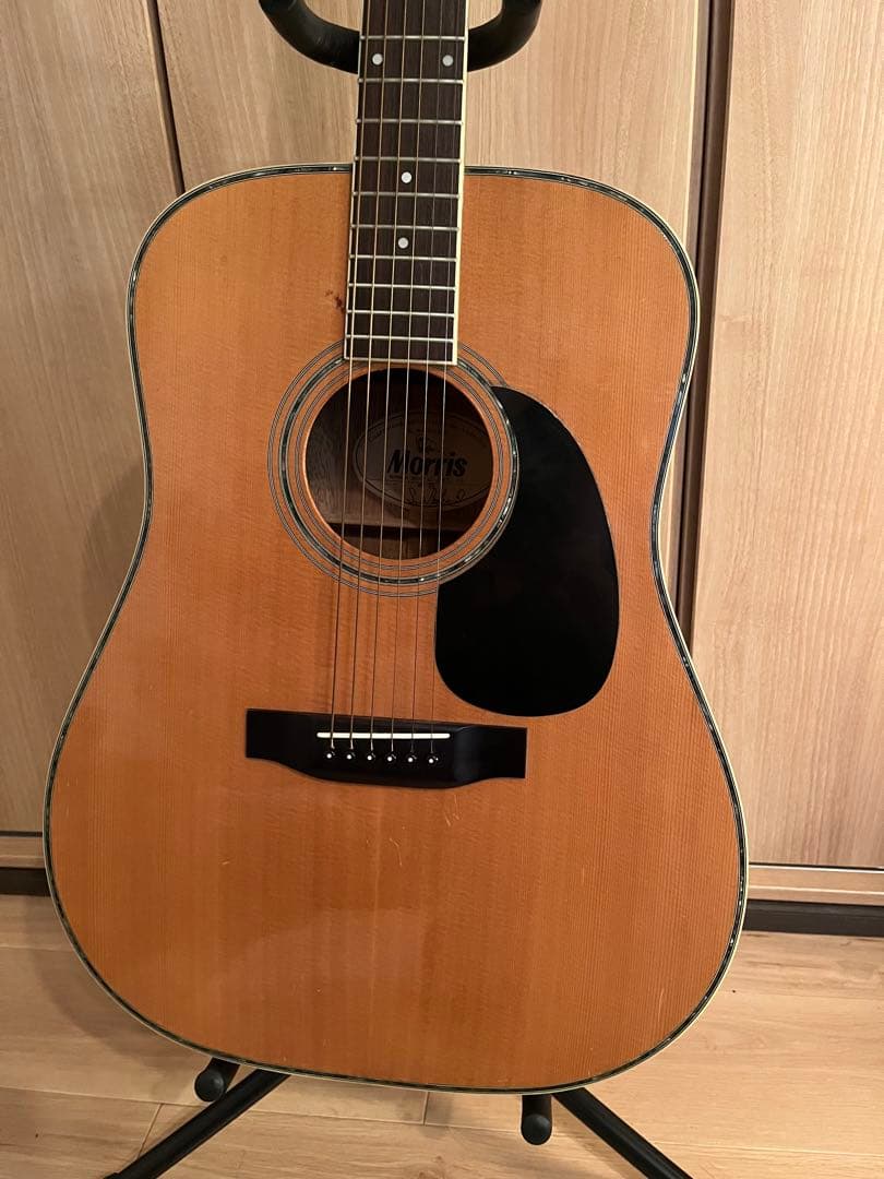 Morris W-35 ビンテージ アコースティックギター 国産 ケース付