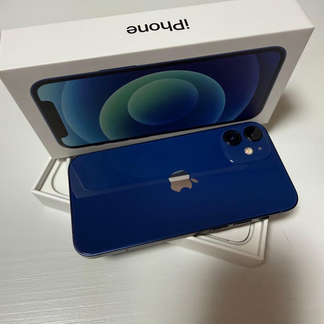 美品★64GB★ブルー/iphone12 mini★SIMフリー