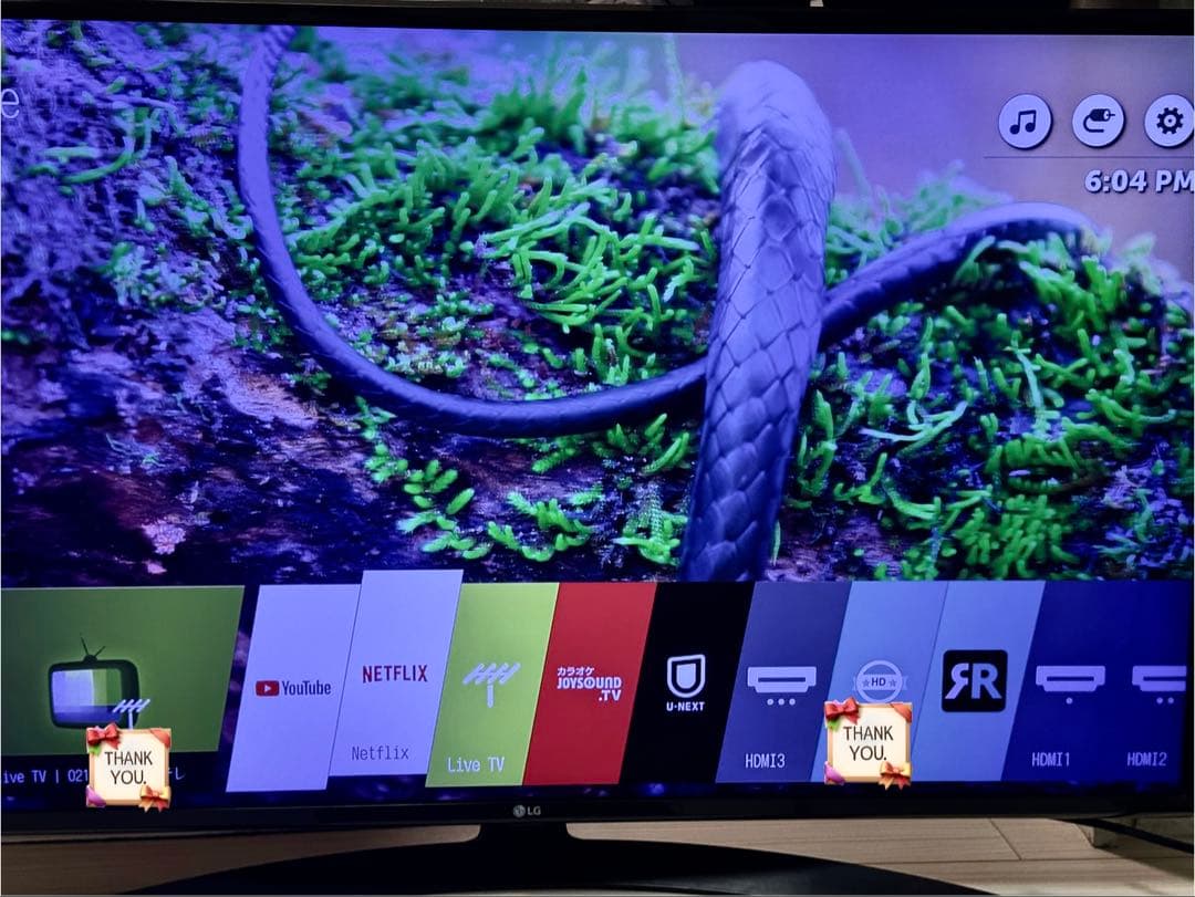 LG 43V型 液晶テレビ 43UJ630A 4K