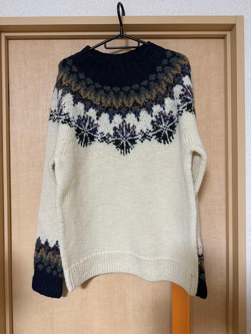 DRIES VAN NOTEN 19-20AW ノルディック柄　ニット