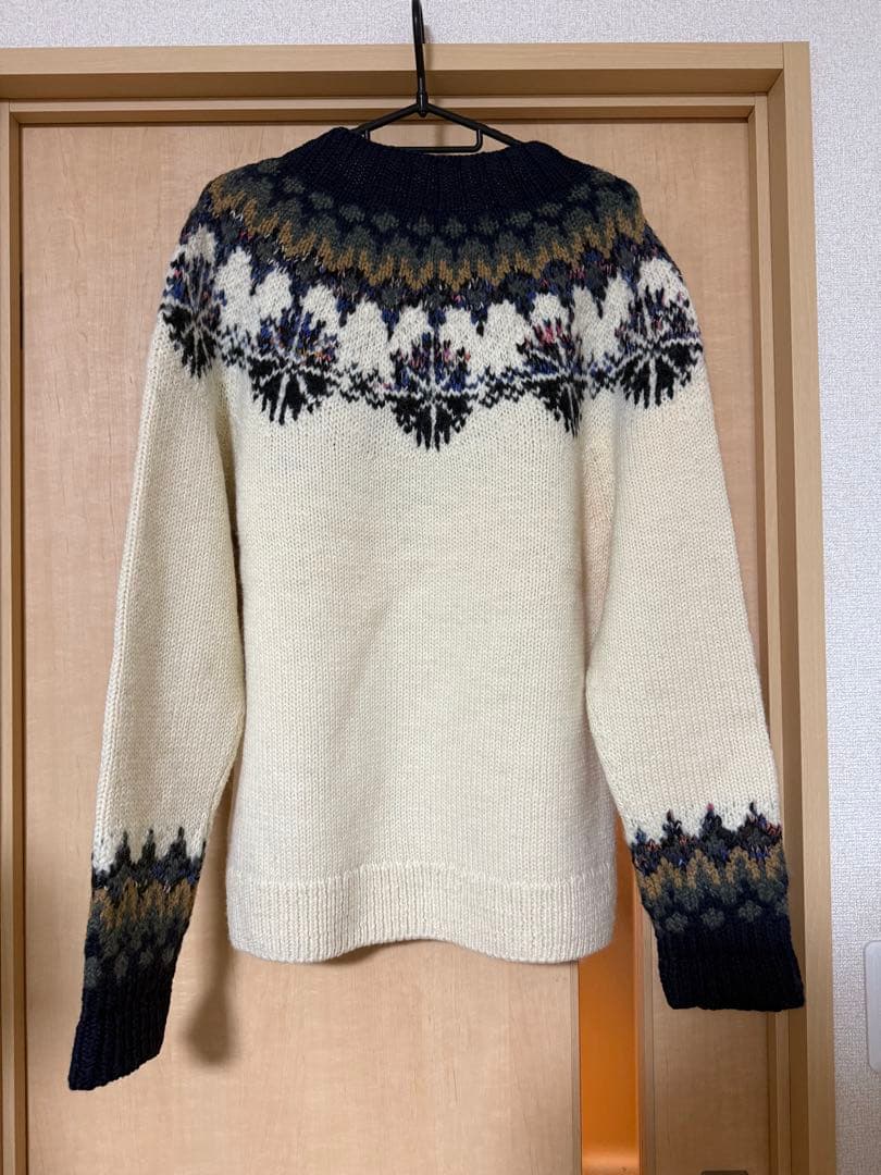 DRIES VAN NOTEN 19-20AW ノルディック柄　ニット