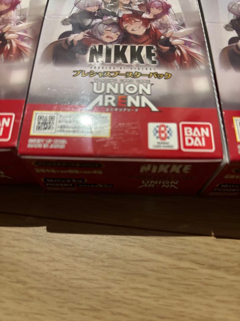 プレシャスブースターパック　ニケ　7boxセット　ユニオンアリーナ テープ付