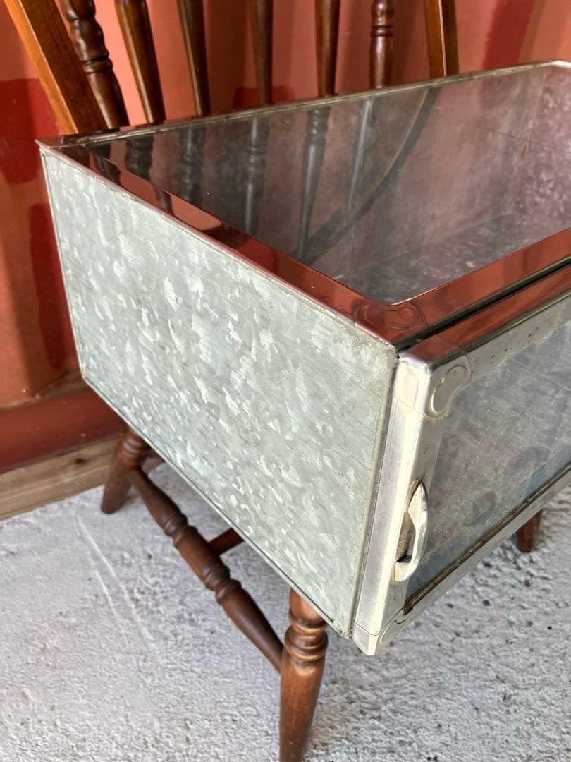 当時物　駄菓子屋ブリキショーケース