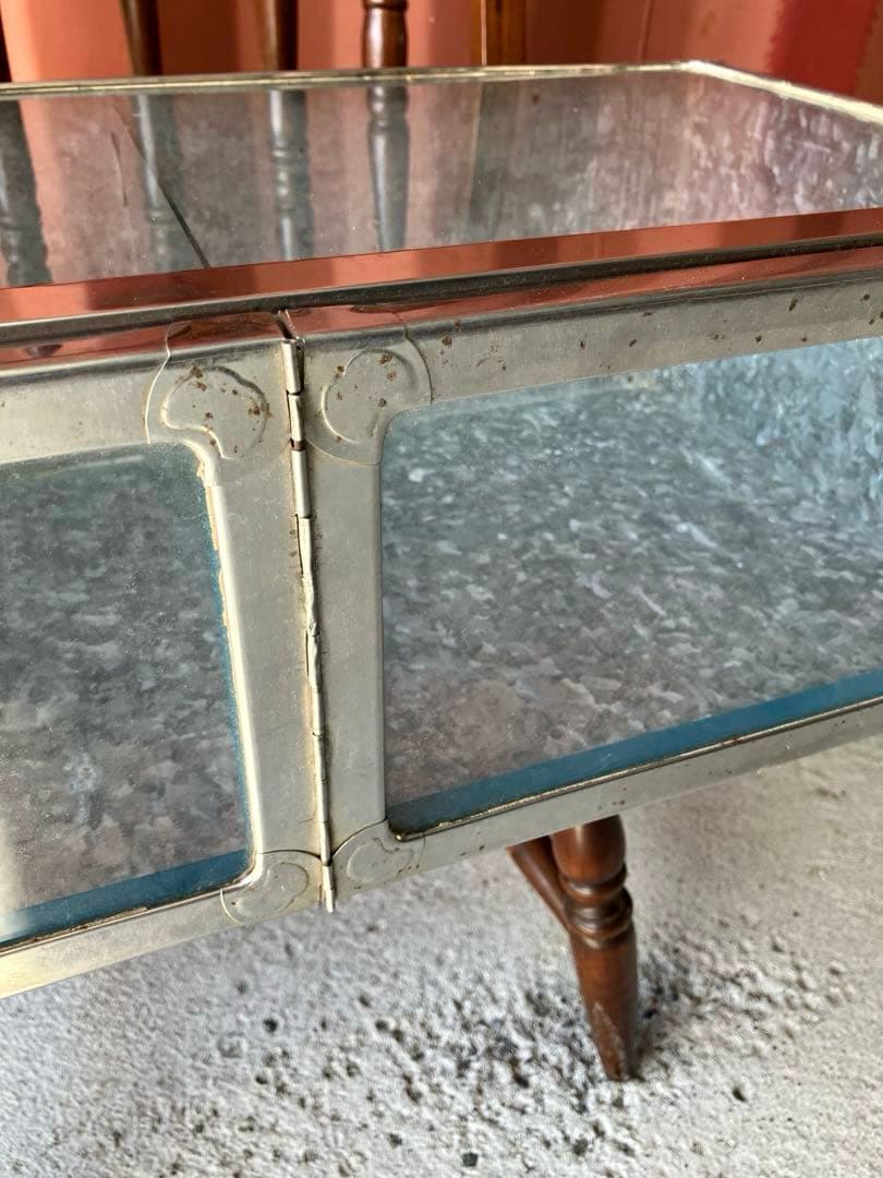 当時物　駄菓子屋ブリキショーケース