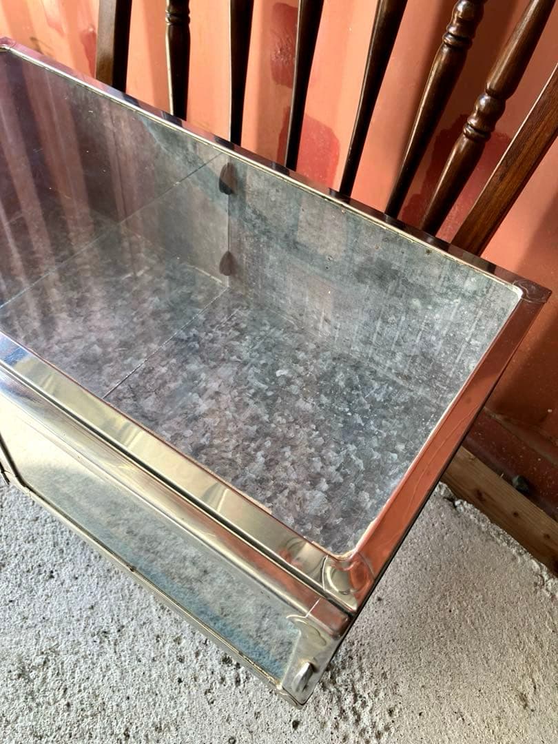 当時物　駄菓子屋ブリキショーケース