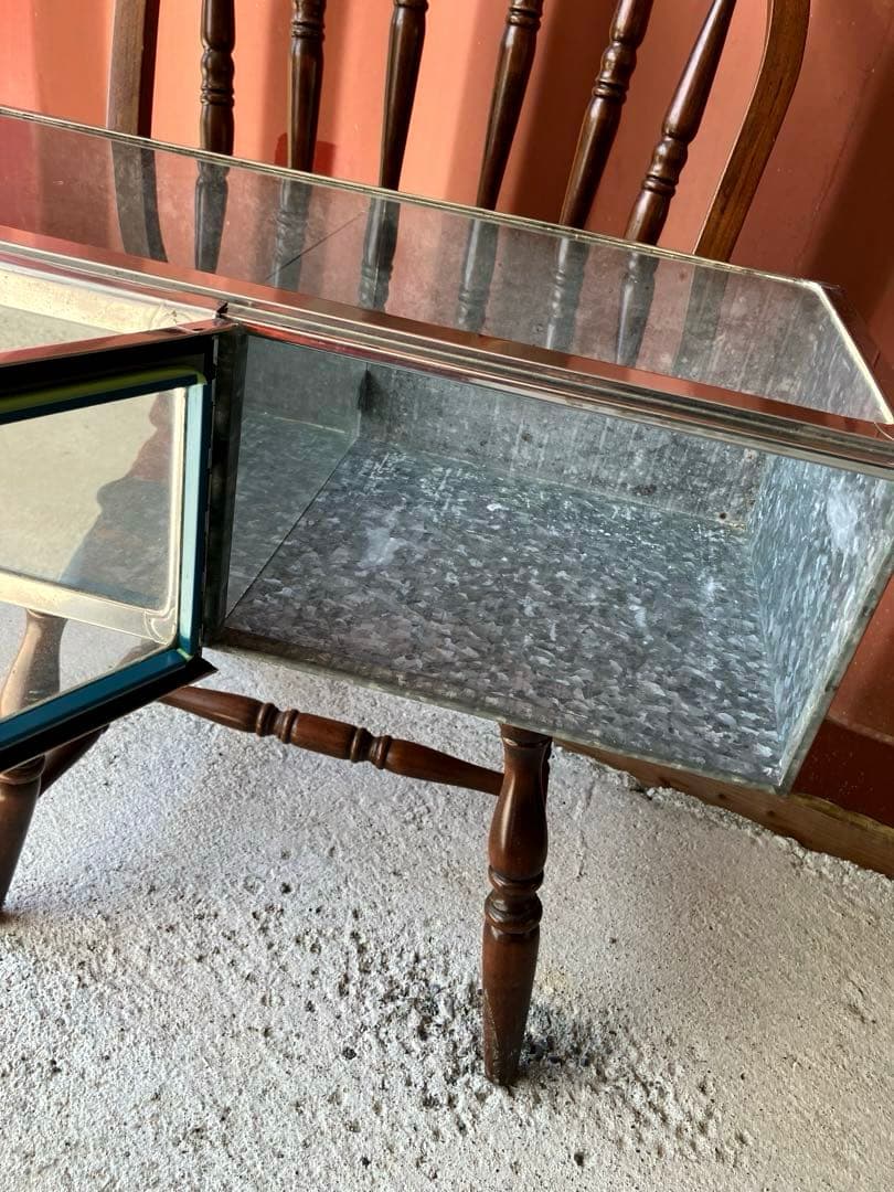 当時物　駄菓子屋ブリキショーケース