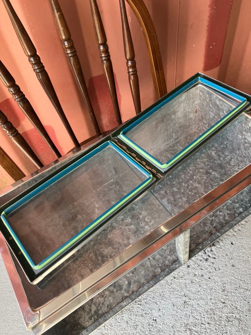 当時物　駄菓子屋ブリキショーケース