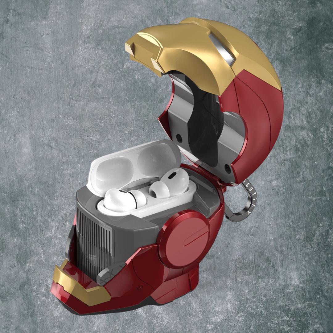 ★海外限定★ CASETiFY アイアンマンコラボ エアポッズケース