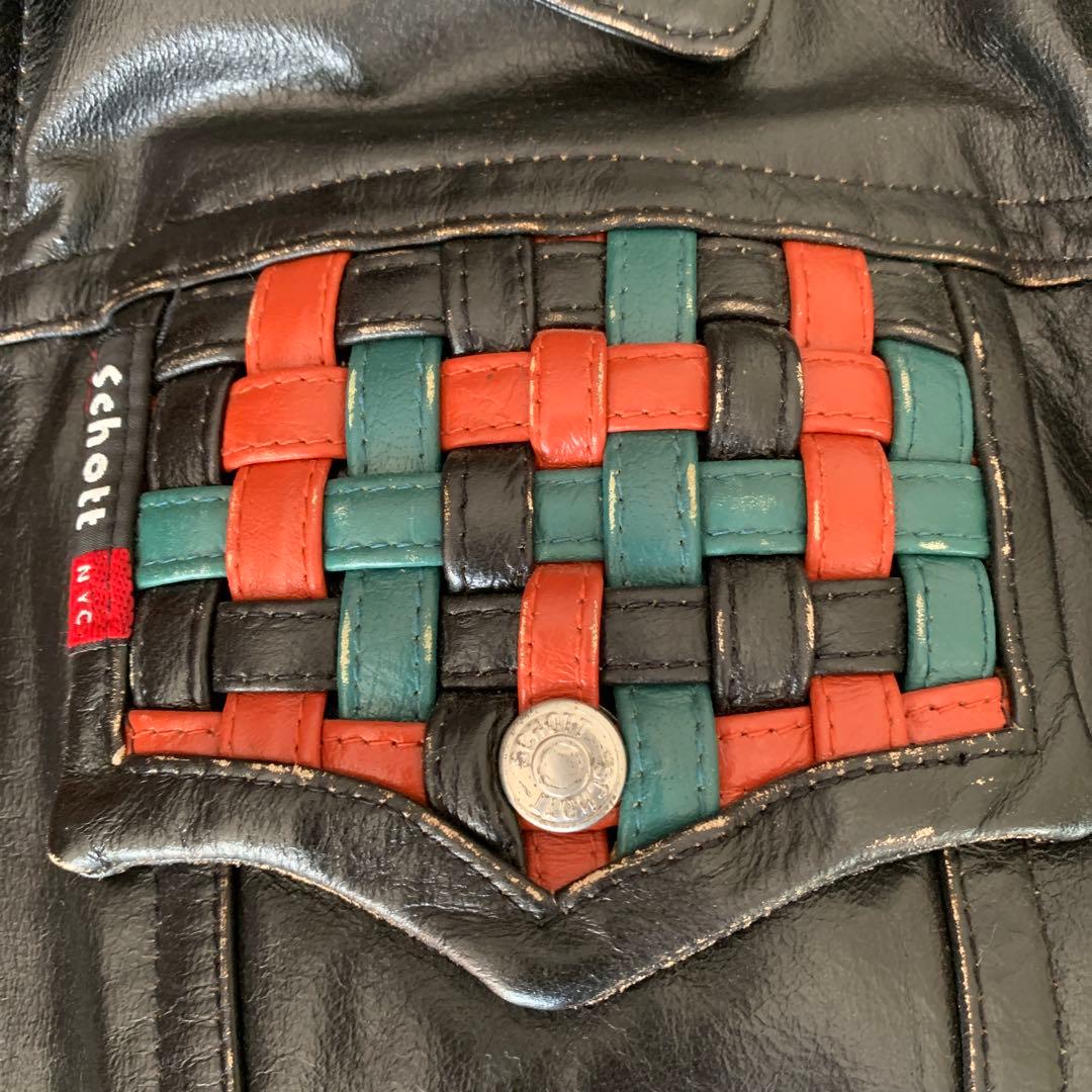 Schott（ショット）シングル ライダース レザー ジャケット