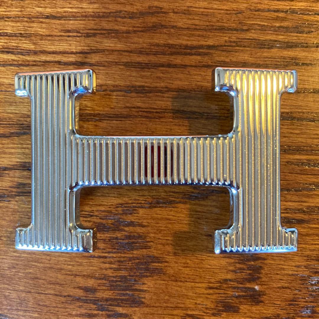 ★美品★ HERMÈS エルメス　Hストリエ　レザーベルト リバーシブル