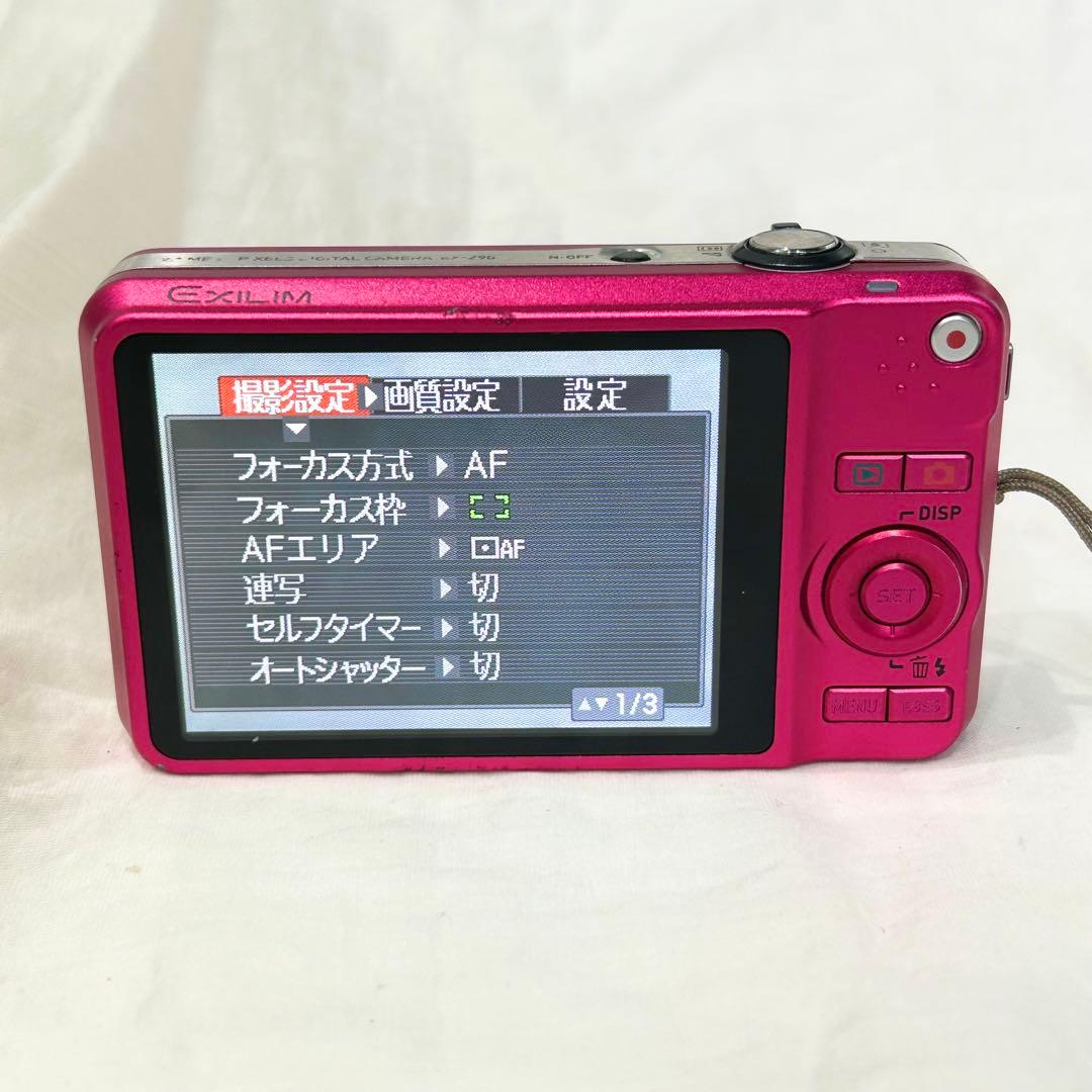 【美品】 CASIO EXILIM EX-Z90 12.1MP ピンク デジカメ