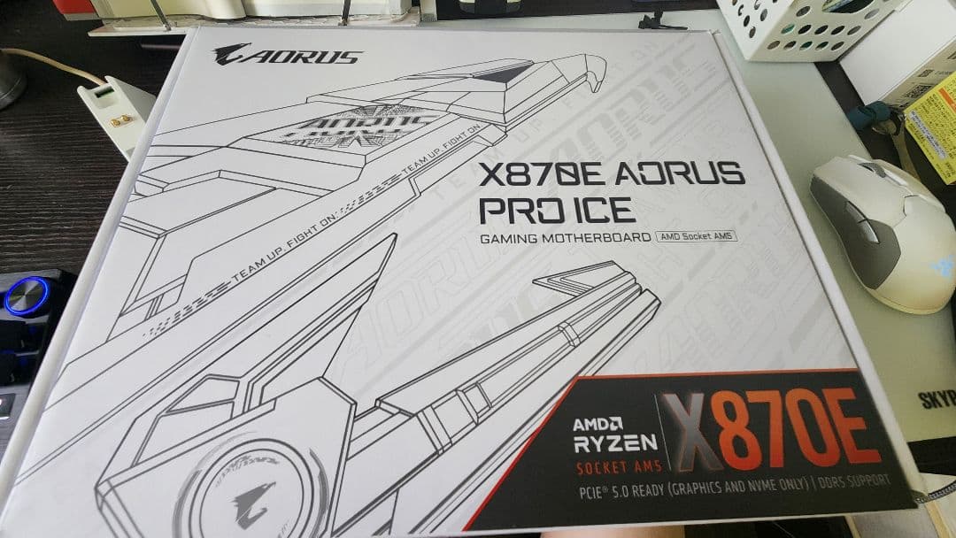 CPU X870E AORUS PRO ICE