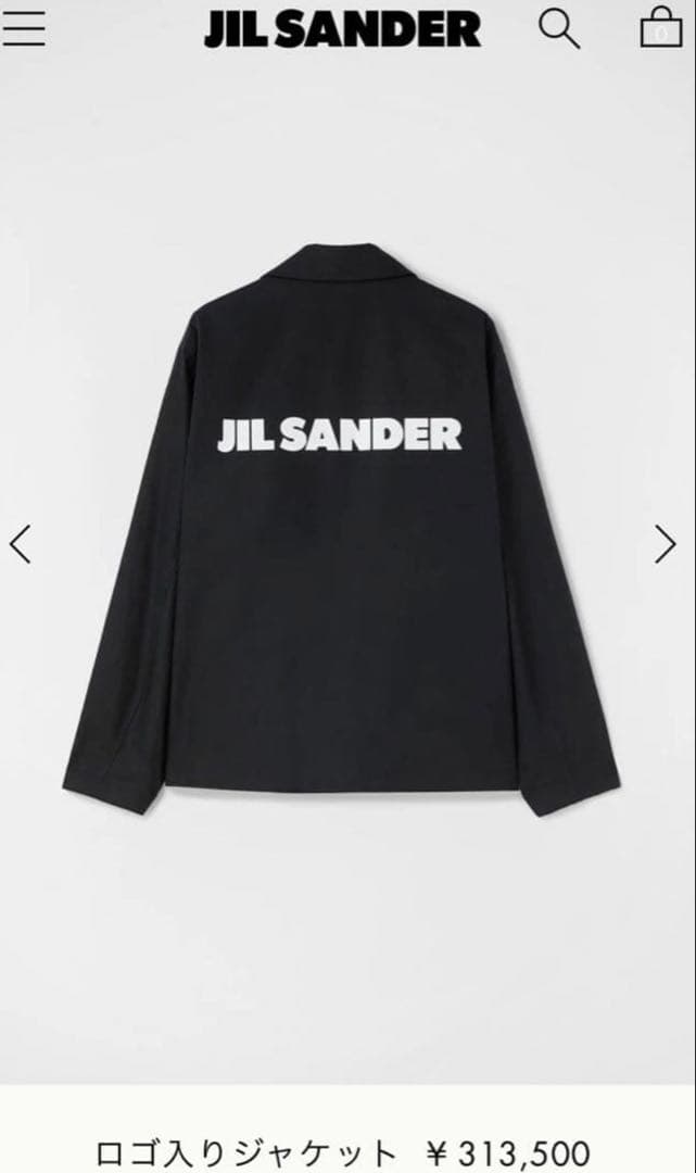 新品未使用✌️ジルサンダー　コットンコーチジャケット　JP-XLサイズ(52)