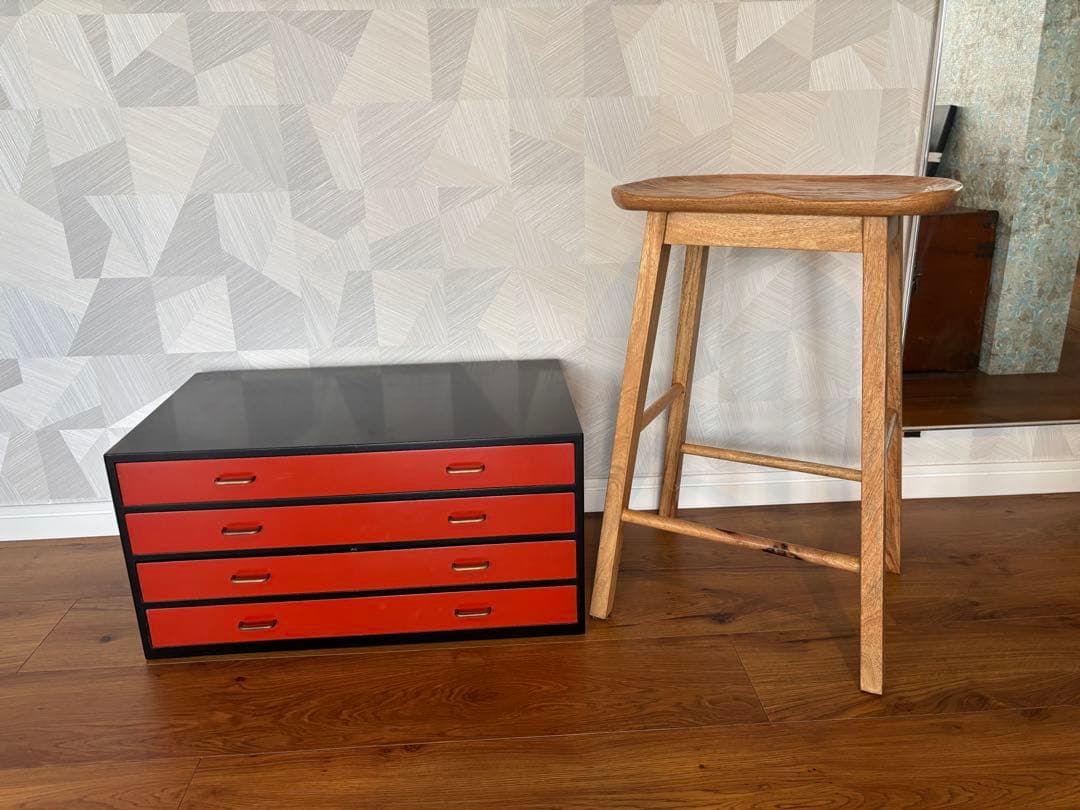 2つセット　ヴィンテージ レトロ　引き出し　チェスト　小物　引き出し　木製