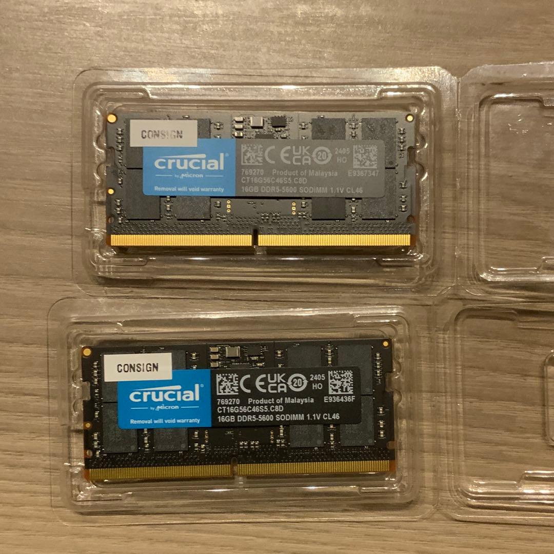 Crucial DDR5-5600 16GB×2