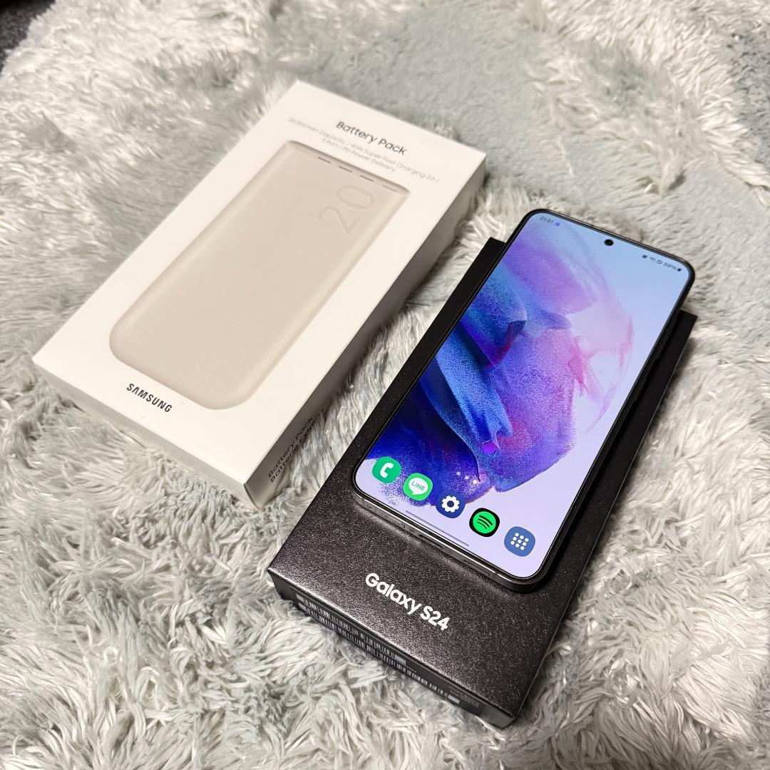 超美品 おまけ付き Galaxy S24 256GB Onyx Black 本体