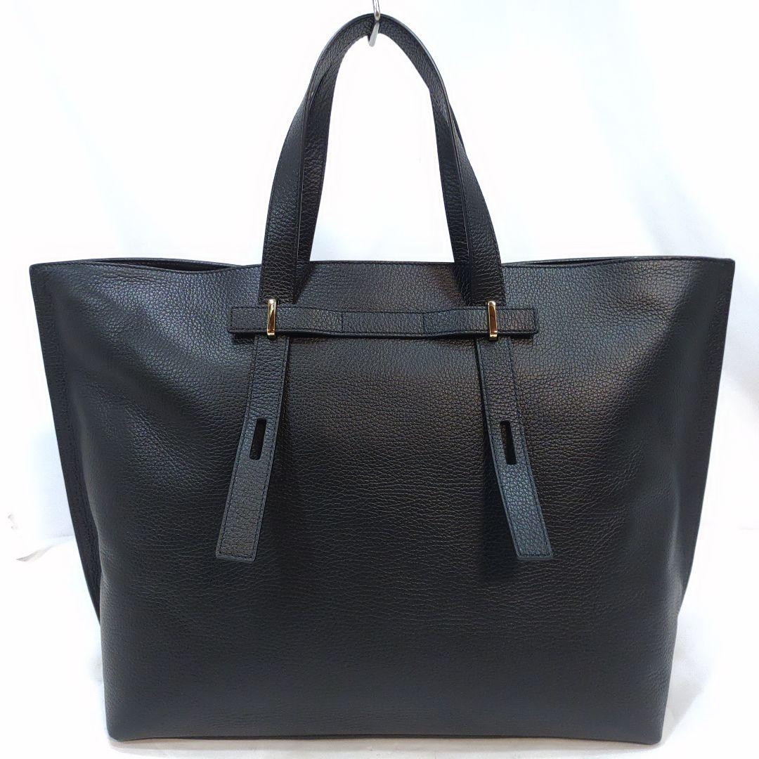 【未使用】フルラ ジョーヴェ トートバッグ レザー A4可 肩掛 ブラック