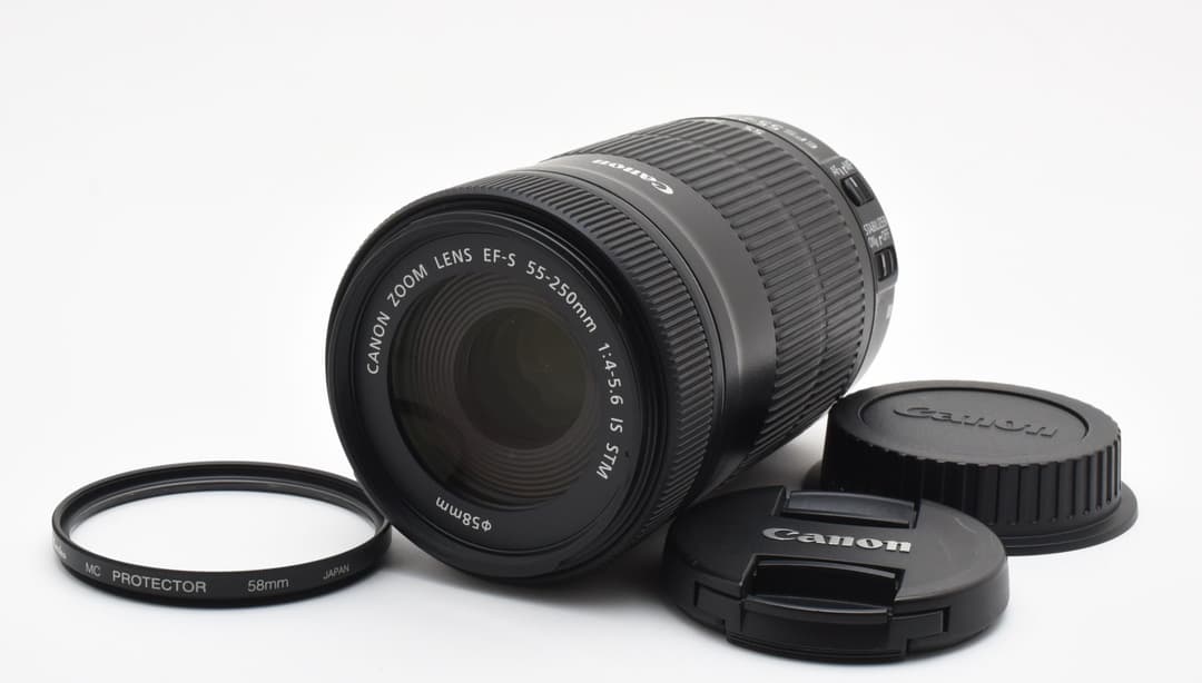 レンズ(ズーム) Canon EF-S 55-250mm F4-5.6 IS STM #8375
