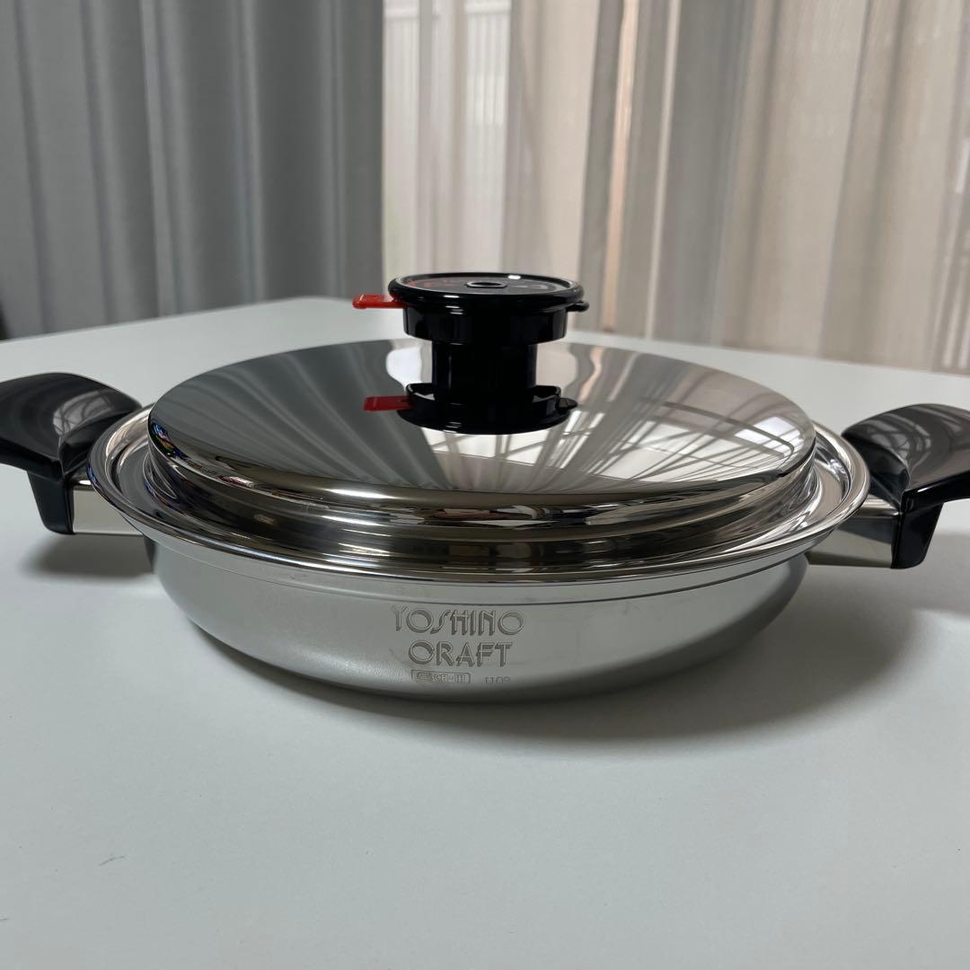 ヨシノクラフト　両手浅鍋24cm