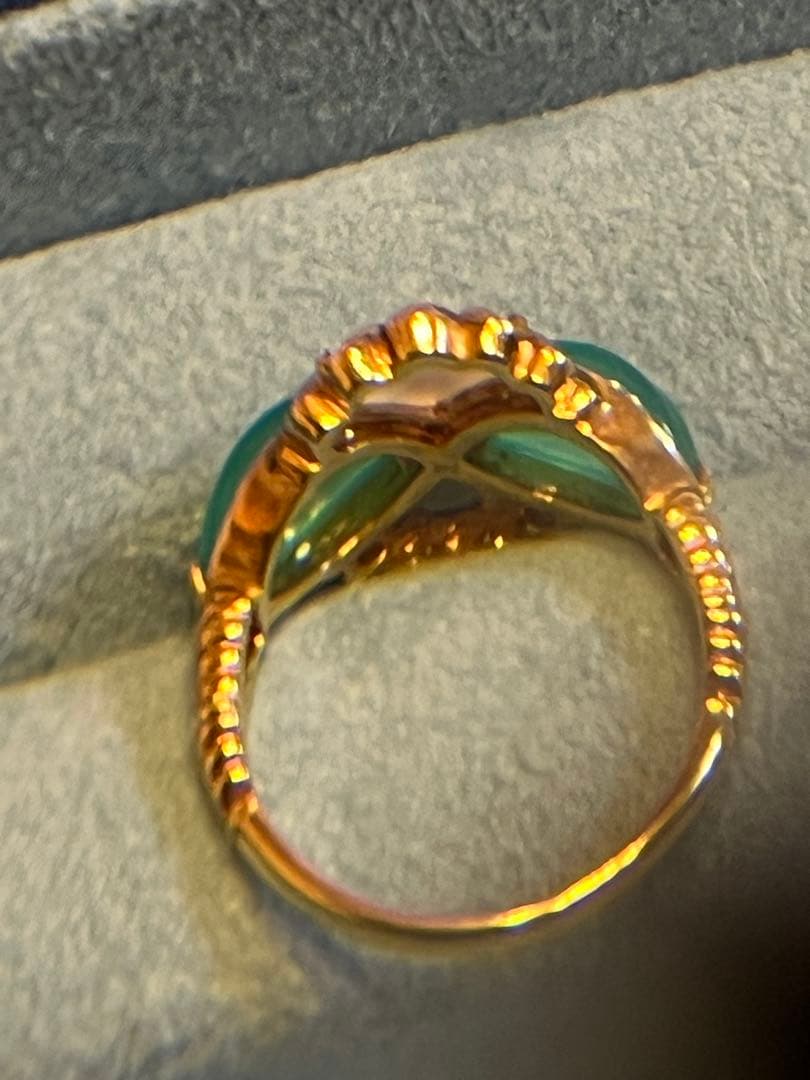 専用超美品未使用に近い石垣順子k18リング　14.5 QVC gstv