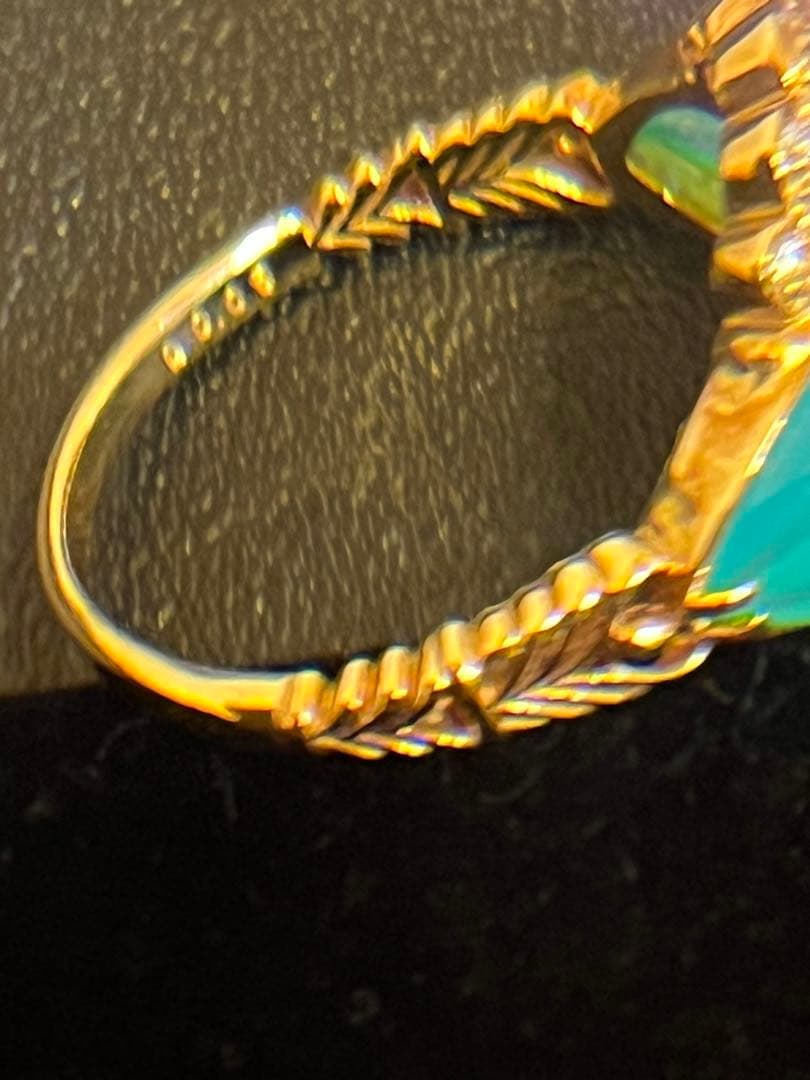 専用超美品未使用に近い石垣順子k18リング　14.5 QVC gstv