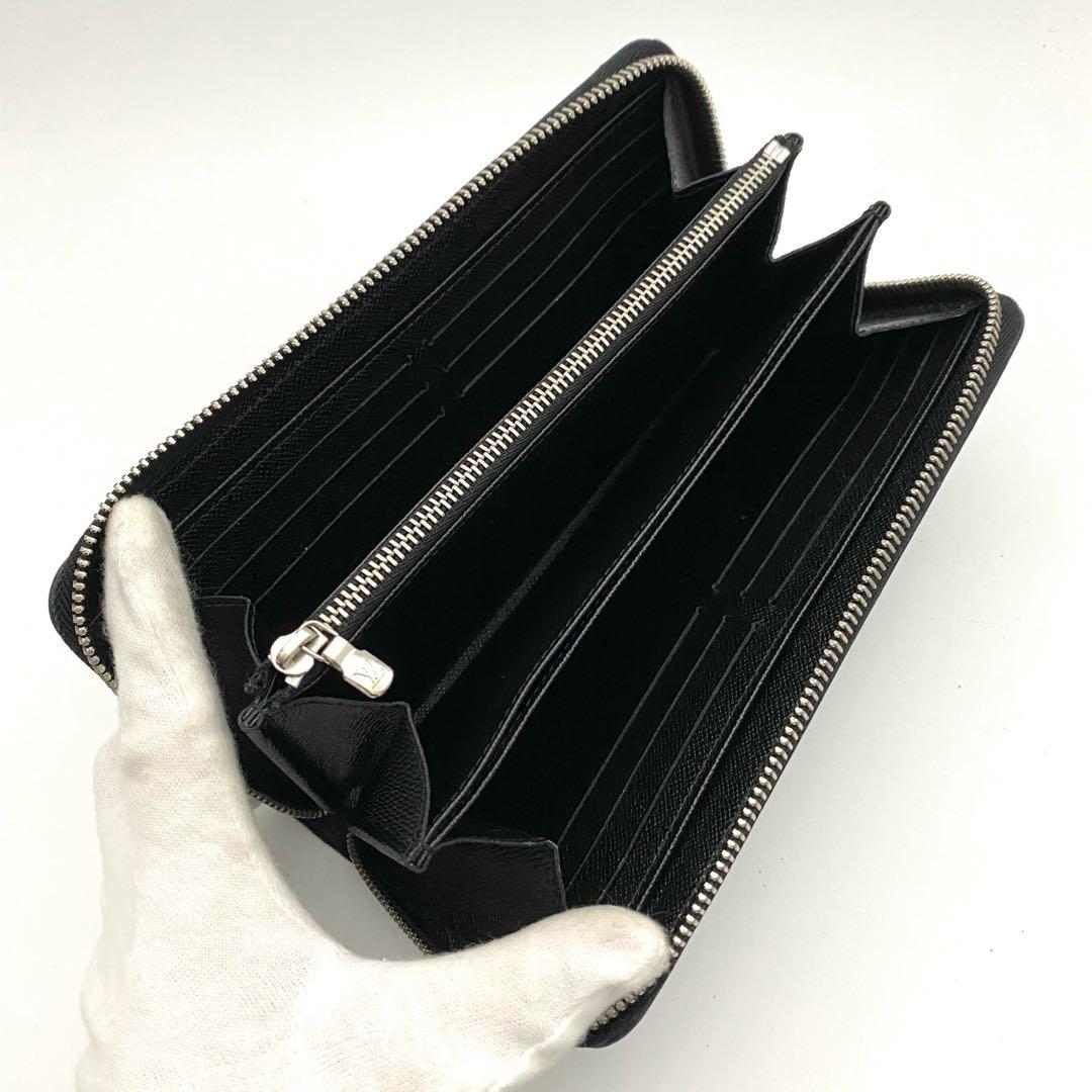 保管品　ルイヴィトン　エピ　ジッピーウォレット　長財布　ブラック
