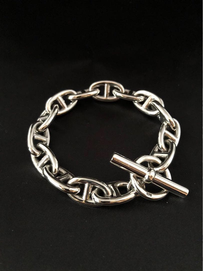 シルバー925 silver アンカーチェーン ネックレス 6-6 16022