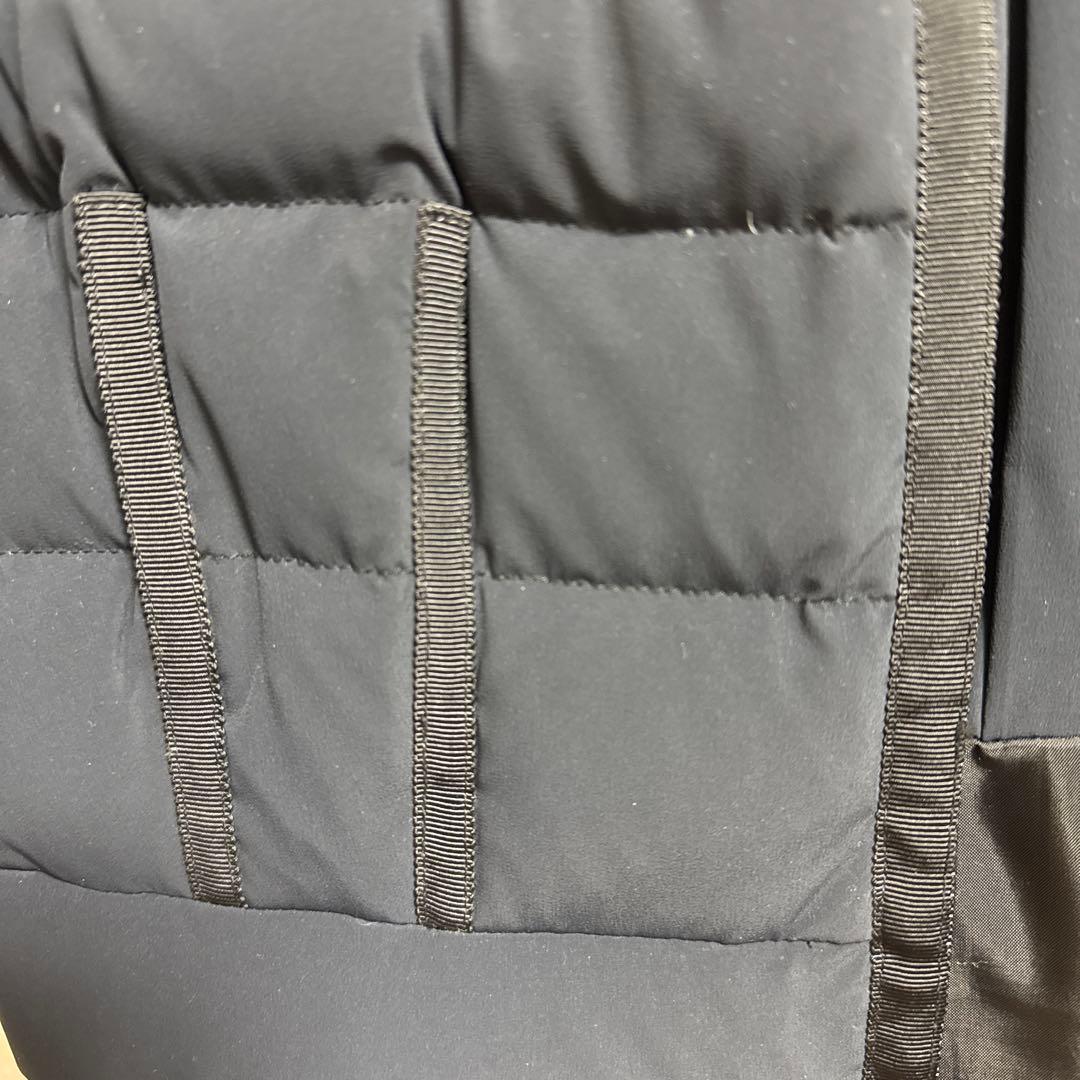 m's GRACY 40ネイビー フード付き ダウンジャケット