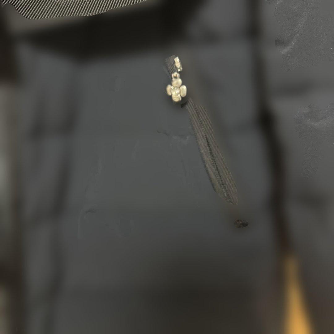 m's GRACY 40ネイビー フード付き ダウンジャケット