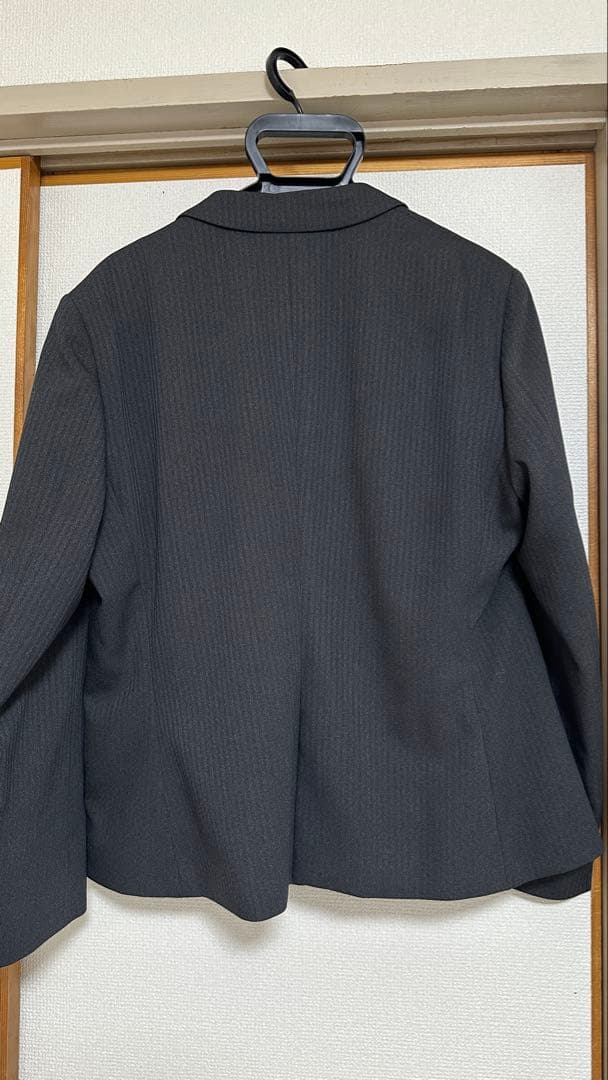 ✨美品✨ウォッシャブル ORIHICA スーツ上下セット 4L チャコールグレー